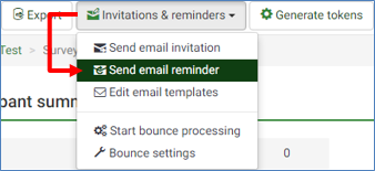Send email reminder