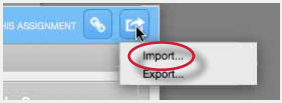 import rubric icon