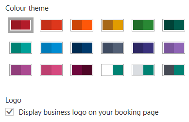 Colour theme options