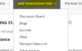 Add a Pebblepad link to course resources