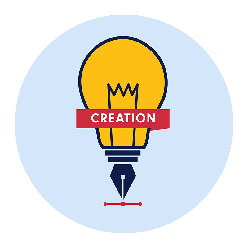Creation light bulb