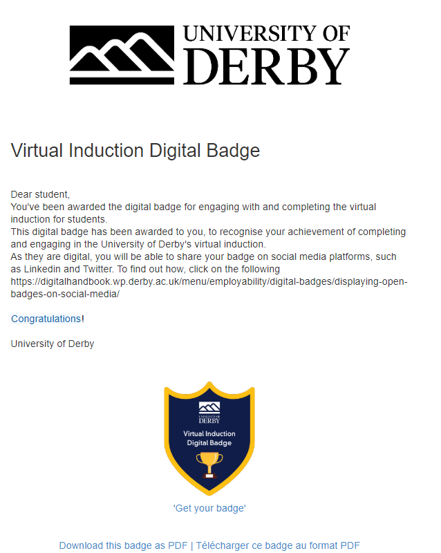 Badge Email