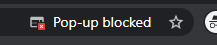 Popup blocker